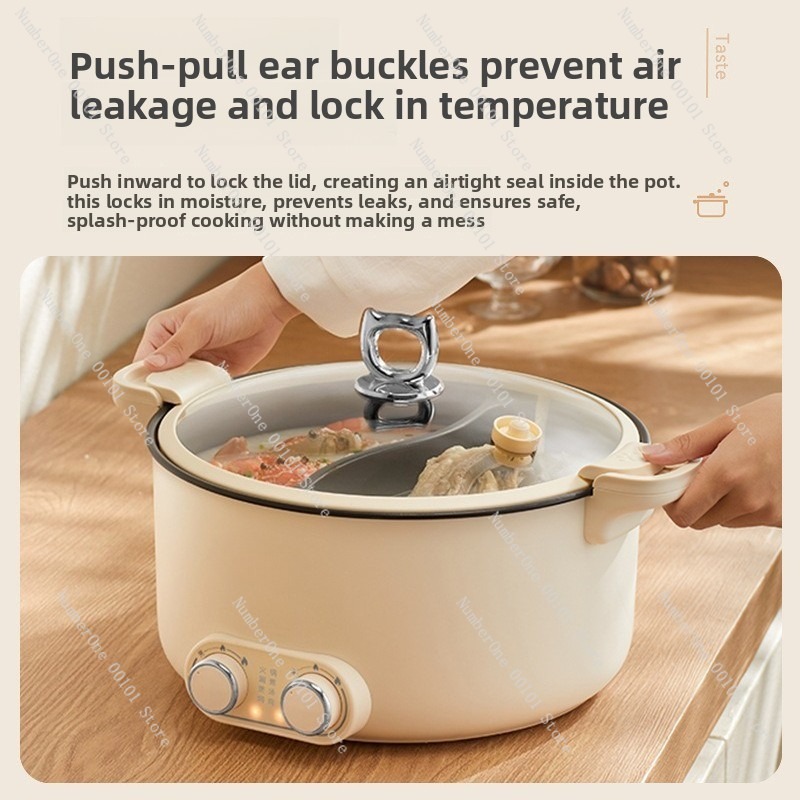 6L 8L Double Pot Electric Hot  - Hot Pot Electric ulasan dan harga