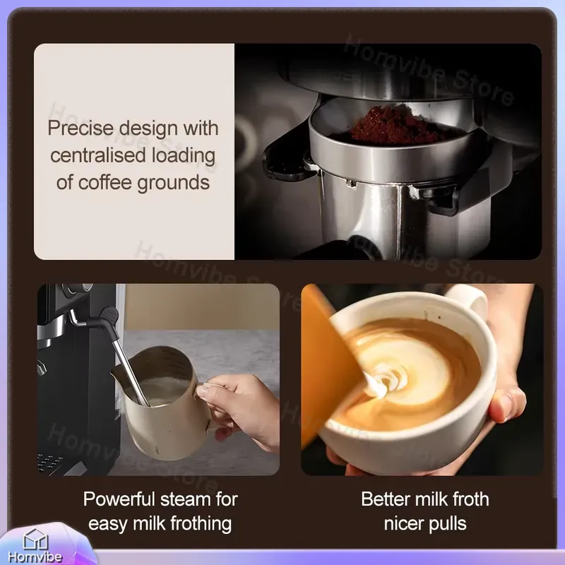 3 in 1 Semi Automatic Espresso - Milk Frother Automatic ulasan dan harga