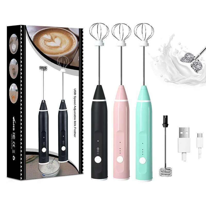 1 PCS Electric Milk Frother Po - Milk Frother Automatic ulasan dan harga
