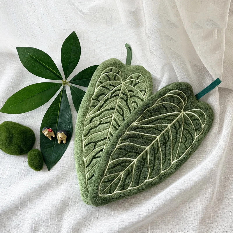 1PC Hot Plant Hand Towel Clean - Kitchen Appliances Store ulasan dan harga