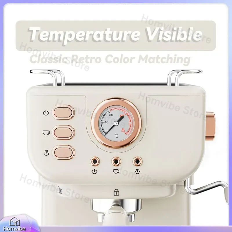 20 Bar Semi-Automatic Espresso - Milk Frother Automatic ulasan dan harga