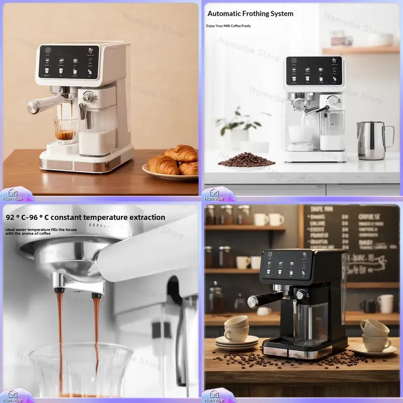 Espresso 20 Bar High Pressure  - Milk Frother Automatic ulasan dan harga