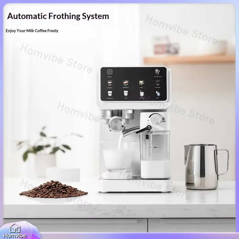 Espresso 20 Bar High Pressure  - Milk Frother Automatic ulasan dan harga