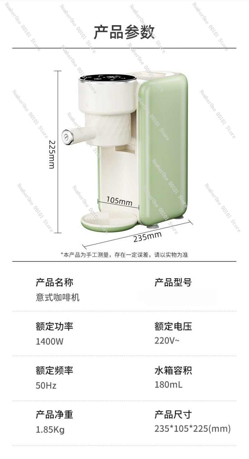 Portable Semi Automatic Espres - Milk Frother Automatic ulasan dan harga