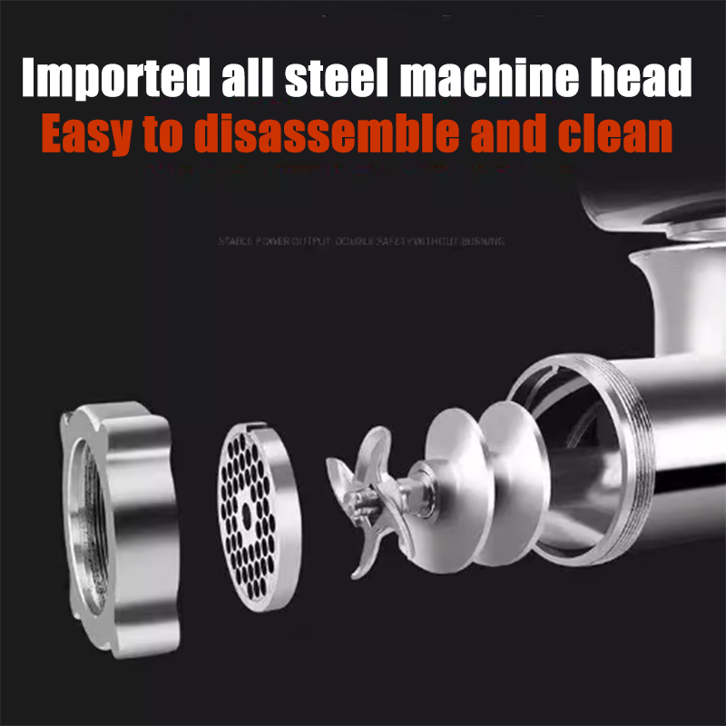 Mini Electric Meat Grinder & V - Meat Grinder Attachment ulasan dan harga