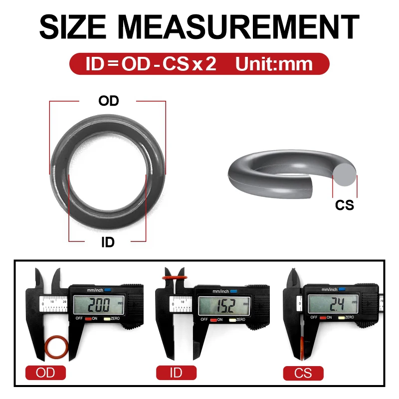 CS 1.5mm Black NBR O Ring Kit  - Kitchen Appliances Repair ulasan dan harga