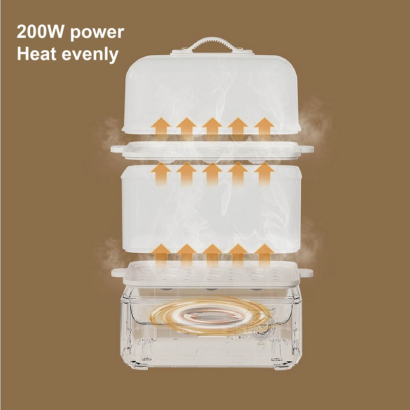 200W Egg Boiler Double Layers  - Egg Cooker Rapid ulasan dan harga