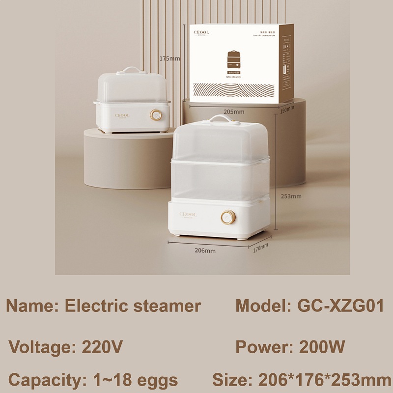 200W Egg Boiler Double Layers  - Egg Cooker Rapid ulasan dan harga