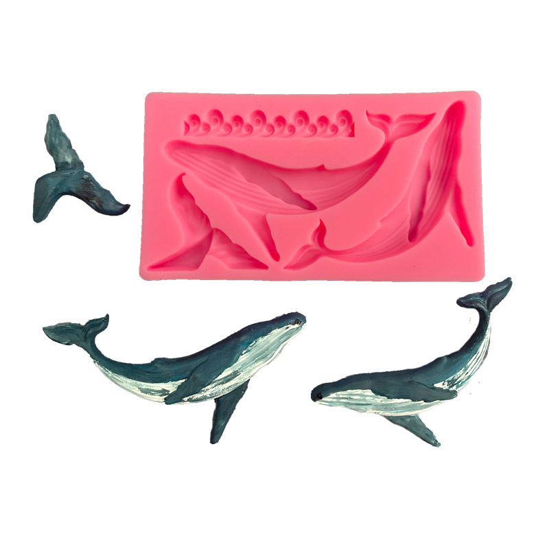 DIY Whale Silicone Mold Ocean  - Kitchen Appliances Store ulasan dan harga