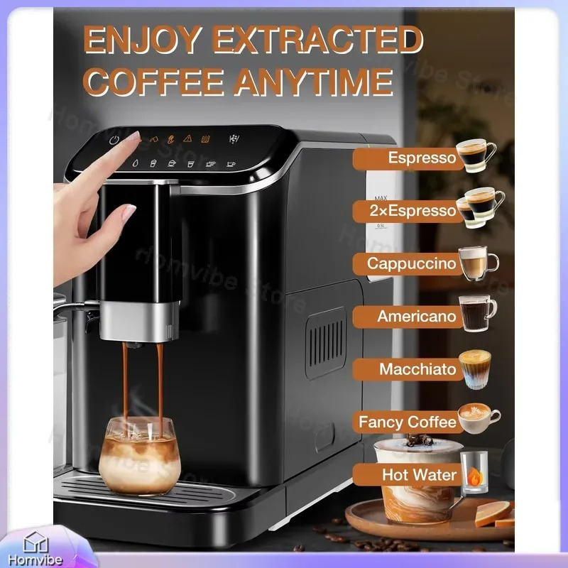 20 Bar Fully Automatic Espress - Milk Frother Automatic ulasan dan harga