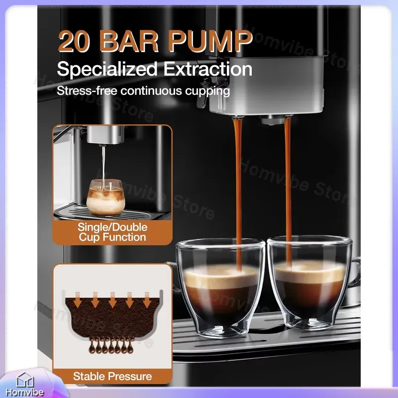20 Bar Fully Automatic Espress - Milk Frother Automatic ulasan dan harga