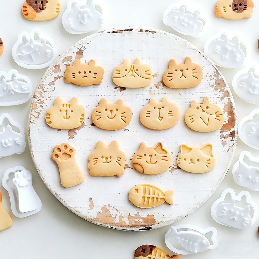 Cute Kitten DIY Stamp Cookie C - Kitchen Appliances Store ulasan dan harga