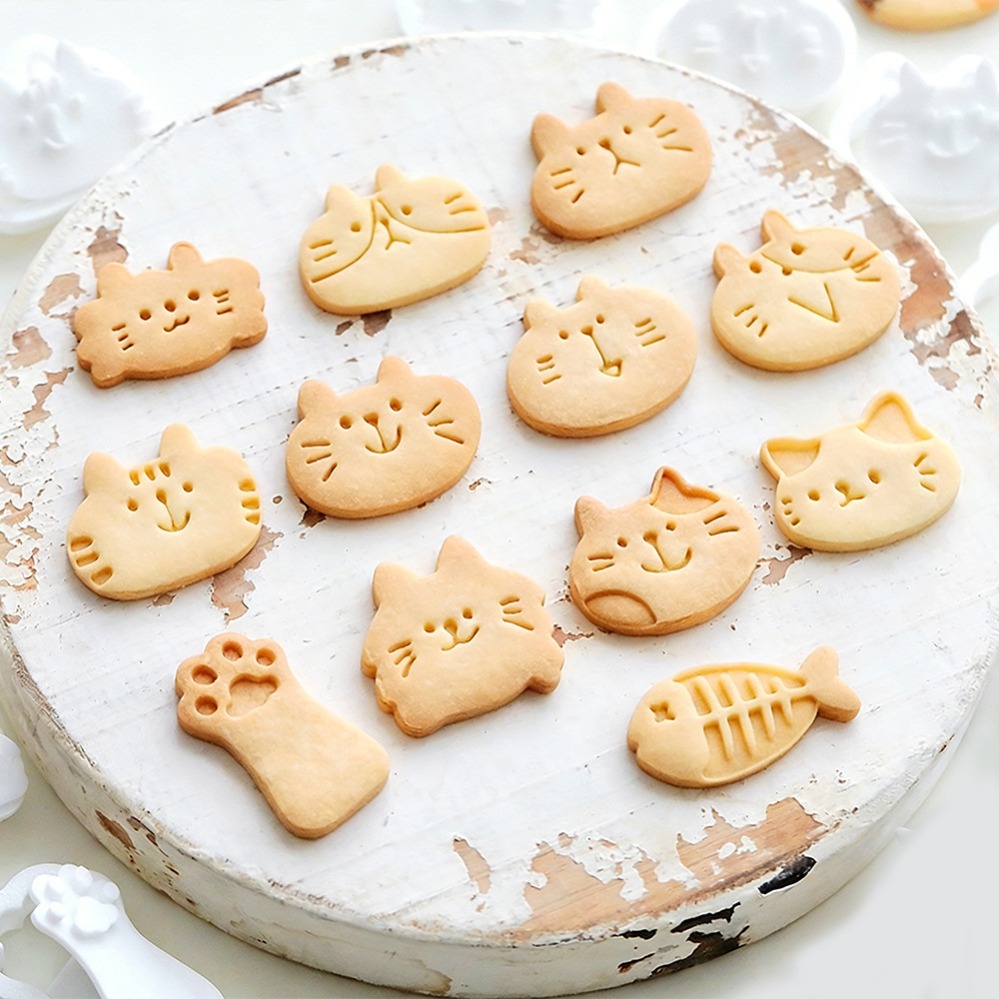 Cute Kitten DIY Stamp Cookie C - Kitchen Appliances Store ulasan dan harga