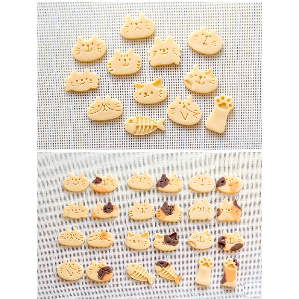 Cute Kitten DIY Stamp Cookie C - Kitchen Appliances Store ulasan dan harga